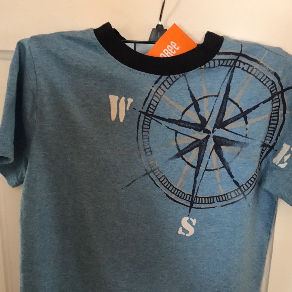 NWT GYMBOREE Boys Compass Tee Shirt, Size 6